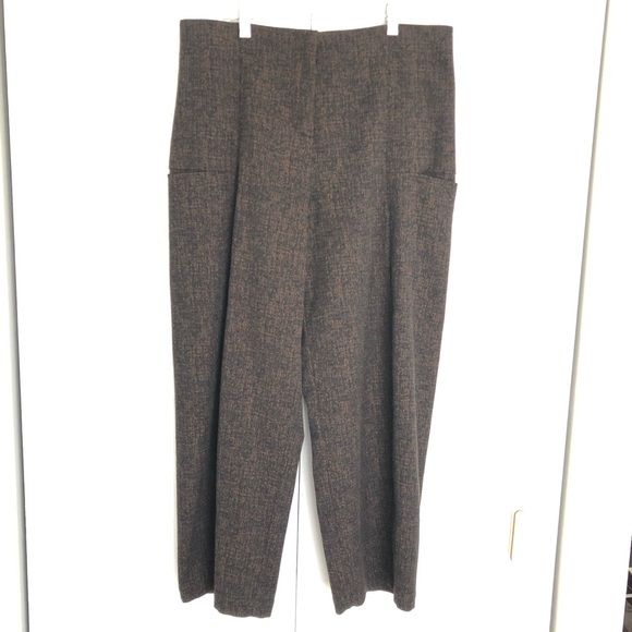 Zero+Matia Cornelius brown rust ankle cropped barrel leg pants size US 8 - Picture 1 of 16